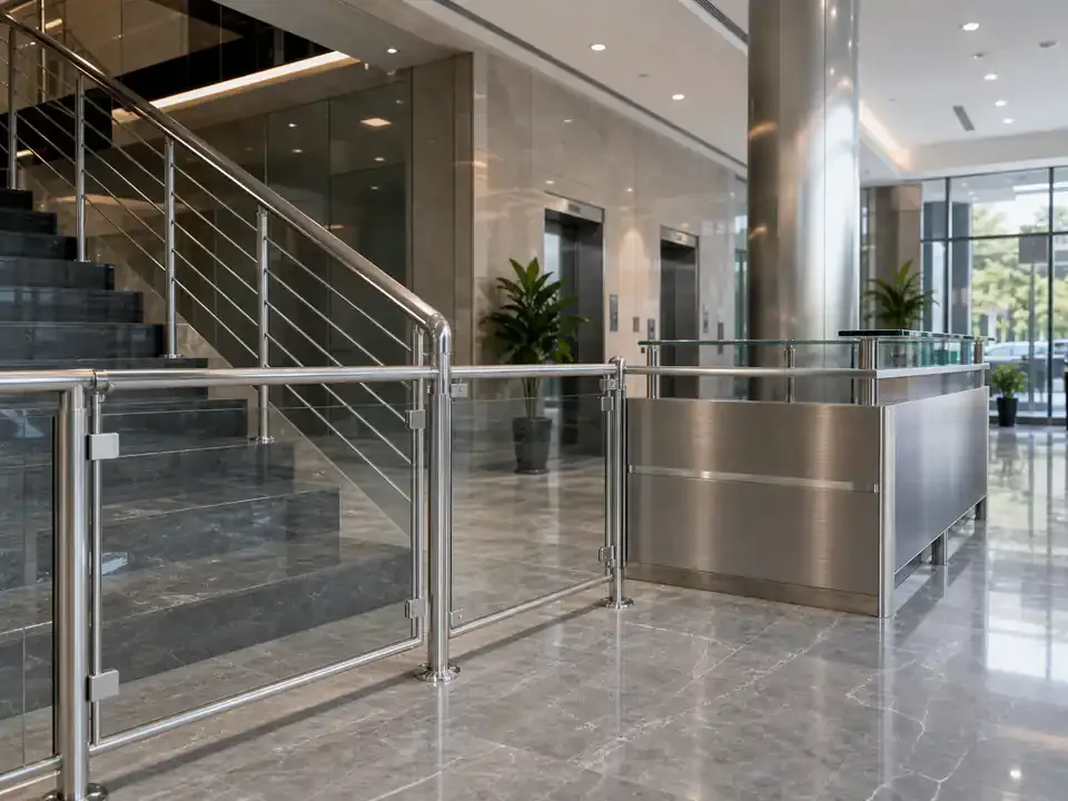 Material de prezentare Real Inox — Confecții inox pentru spații comerciale, imaginea 4