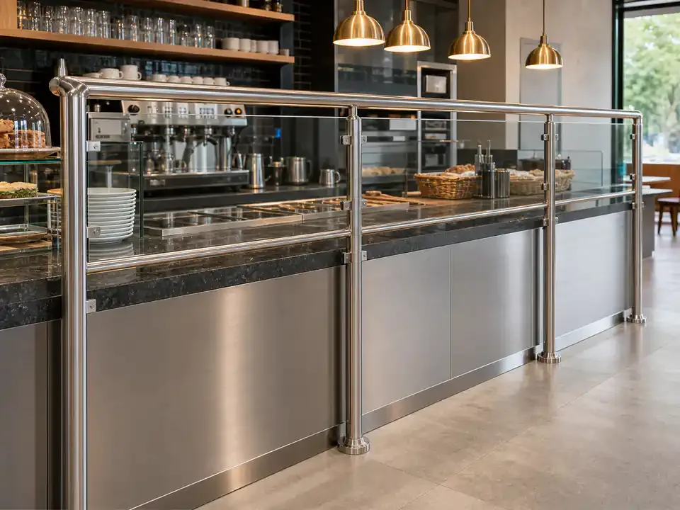 Material de prezentare Real Inox — Confecții inox pentru spații comerciale, imaginea 2