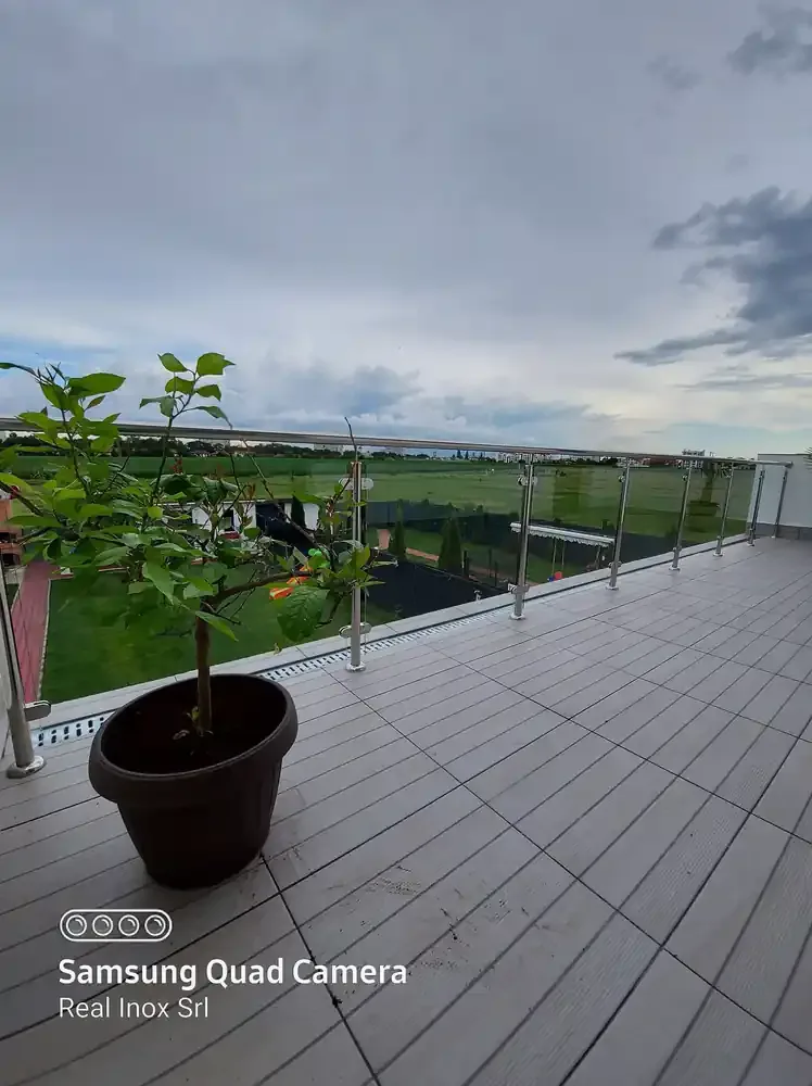 Balustrade inox pentru terase — material de prezentare Real Inox