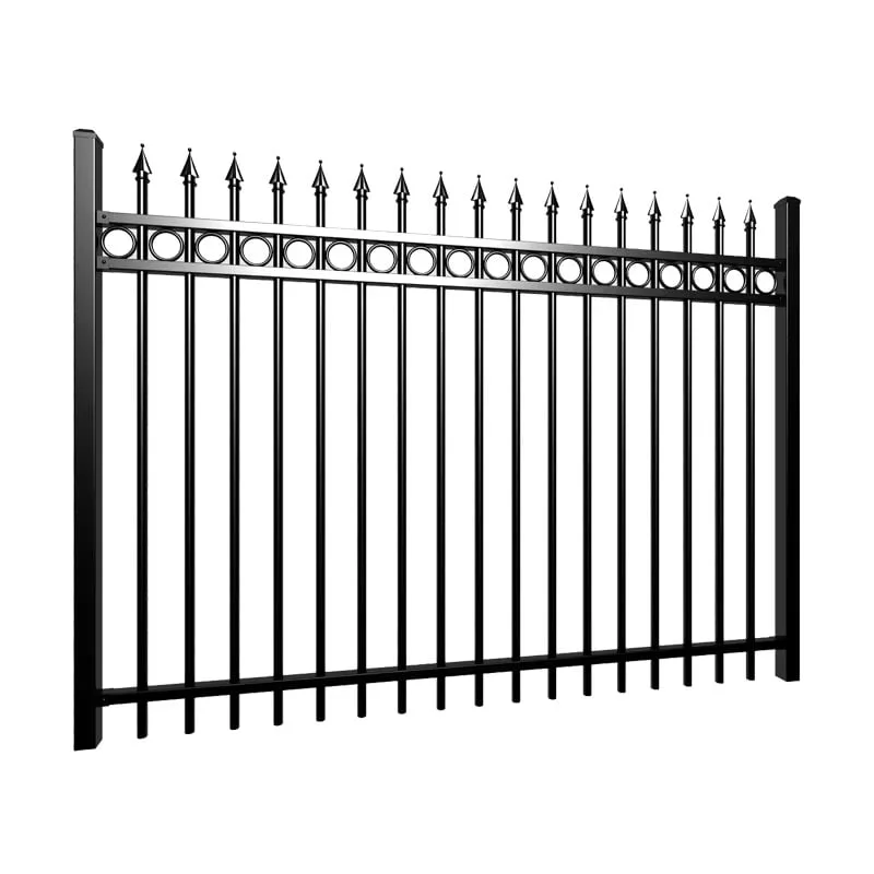 Împrejmuiri rezidențiale din fier, aluminiu și WPC — material de prezentare Omnimet